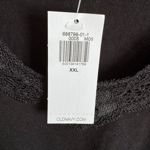 Old Navy Black Lace V-Neck Tee – XXL - Picture 4 of 4